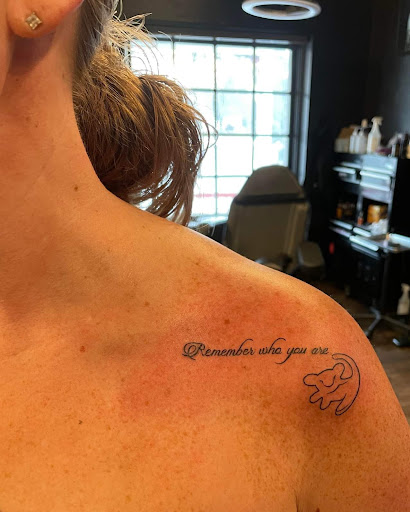 Explore large cover up tattoo ideas, creative tattoo ideas in Peoria, available at Mixed Personalities Tattoo Studio