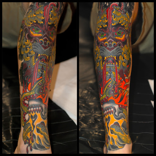 Explore leg tattoo ideas, creative tattoo ideas in Sedona, available at Ascension Tattoo