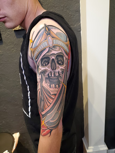 Explore tattoo ideas mens chest, creative tattoo ideas in Orem, available at Hearts and Hands Tattoo and Piercing