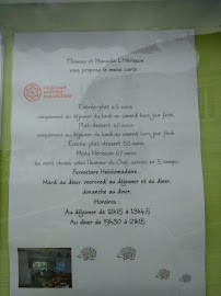 Carte du Auberge Saint Jean à Saint-Jean-de-Blaignac