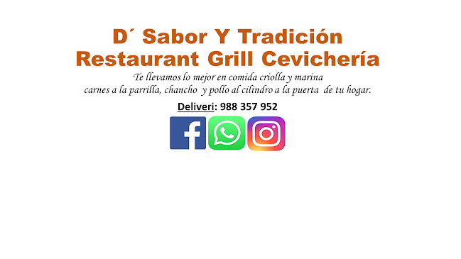 D' Sabor & Tradición Restaurant Grill Cevicheria - Restaurante