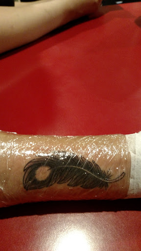 Explore collarbone tattoo ideas for men, creative tattoo ideas in Glendale, available at Inkenstein Tattoo Company