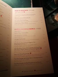 The Hutong Club à Munich menu