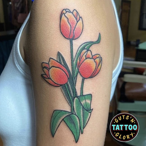 Explore goofy tattoos ideas, creative tattoo ideas in Kingston, available at GutsN Glory Tattoo LLC