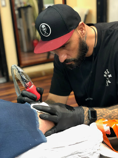 Explore spider man tattoo ideas, creative tattoo ideas in Garden Grove, available at A-Town Tattoo & Piercing