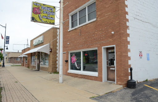 Explore male back tattoo ideas, creative tattoo ideas in Bradley, available at Rogers Tattooing & Body Piercing