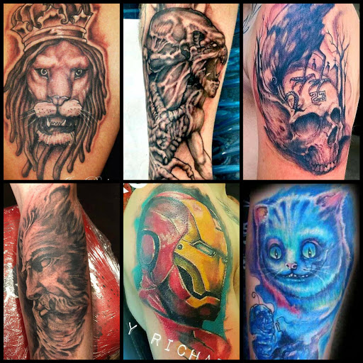 Explore 2x2 tattoo size ideas, creative tattoo ideas in Roanoke, available at RailYard INK