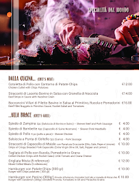 Restaurant Osteria Villari à Bari (la carte)