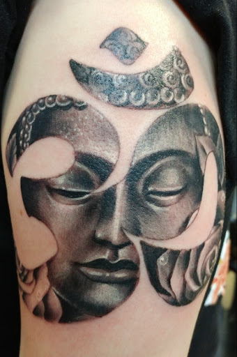 Explore family leg tattoo ideas, creative tattoo ideas in Pensacola, available at Pensacola Tattoo Studio
