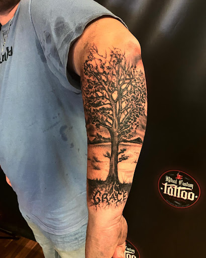 Explore women half sleeve tattoo ideas, creative tattoo ideas in Clinton, available at Ritual Custom Tattoos