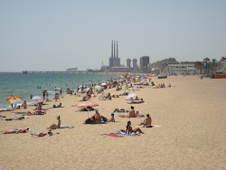 Foto di Spiaggia di Badalona e l'insediamento