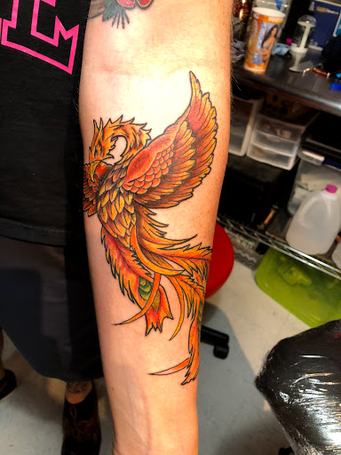 Explore tattoo designs for sailors leg tattoo ideas, creative tattoo ideas in El Paso, available at Pumping Ink Tattoo Parlor