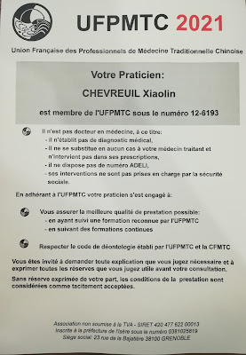 Xiaolin JI-CHEVREUIL - Médecine traditionnelle chinoise à Chantilly