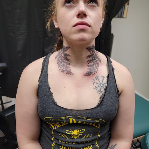 Explore white tattoo ideas, creative tattoo ideas in Billings, available at Cryptic Tattoo Company