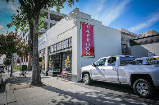 Explore neck tattoo ideas, creative tattoo ideas in Modesto, available at The Golden Rose Tattoo