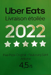 Photo n°43 de Five Pizza Original - Paris 12 à Paris ()