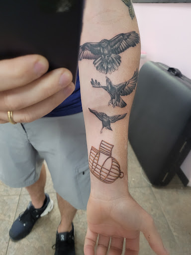 Explore metal gear solid tattoo ideas, creative tattoo ideas in New Orleans, available at TOUGH LOVE TATTOOS