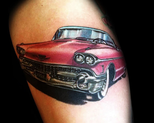 Explore batman sleeve tattoo ideas, creative tattoo ideas in Scottsdale, available at Victorum Tattoo shop