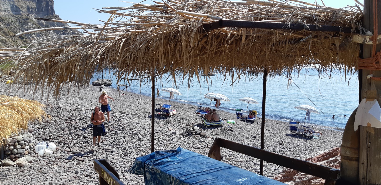 Photo de Spiaggia Valle Muria avec un niveau de propreté de partiellement propre