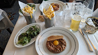 Steak tartare du Restaurant français Vaudeville à Paris - n°1