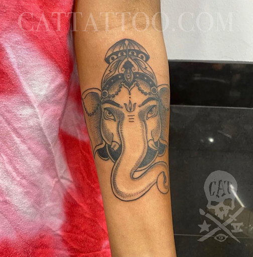 Explore submissive tattoo ideas, creative tattoo ideas in Addison, available at Cat Tattoo