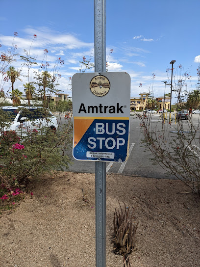 Amtrak Bus Stop Downtown Palm Springs