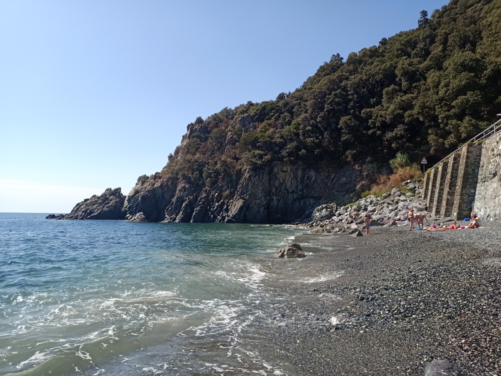 Fotografija Spiaggia Arenon z modra čista voda površino