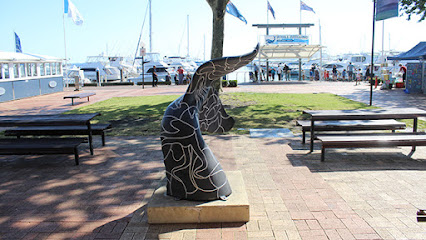 Whale Tail Sculptures, Nelson Bay