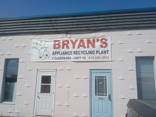 Bryan's Appliance Recycling Plant