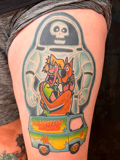 Explore brother bear tattoo ideas, creative tattoo ideas in Port Orange, available at Electric Shark Tattoo Studio