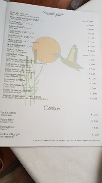 L'Oasi à Arzachena menu