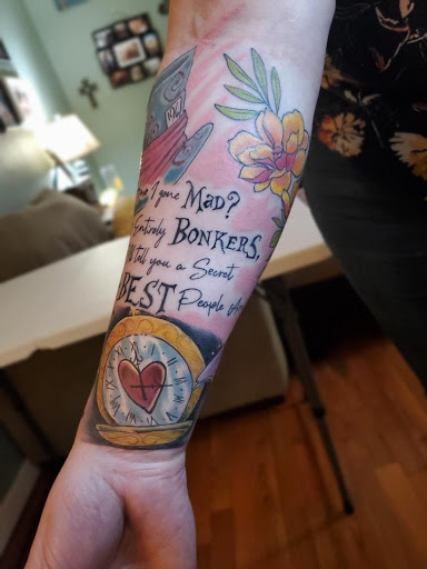Explore black tattoo ideas, creative tattoo ideas in Amarillo, available at Bomb City Ink