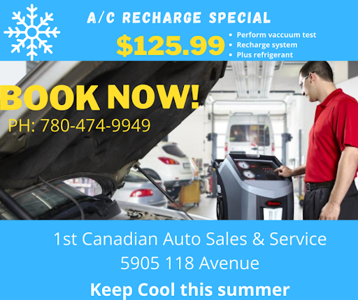 1st Canadian Auto Sales & Service, 3403 93 St NW, Edmonton, AB T6E 6A4, Canada, 