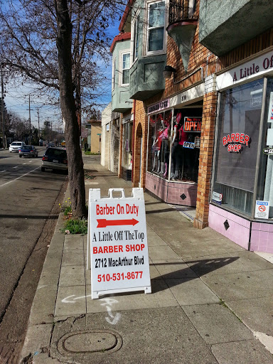 Barber Shop «A Little Off the Top Barber Shop», reviews and photos, 2712 MacArthur Blvd, Oakland, CA 94602, USA
