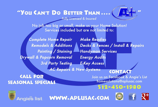 HVAC Contractor «A-Plus Energy Management, Air Conditioning & Home Solutions», reviews and photos