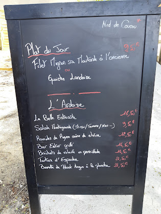 menu du restaurants Le Duverger à Saint-Paul-de-Varax