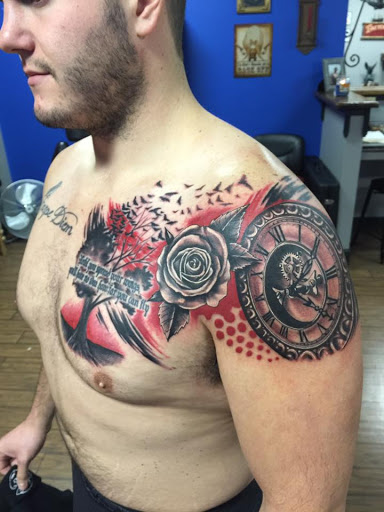Find tattoo ideas for breast for your next unique tattoo in Linden at Fredricks Tattoo Gallery