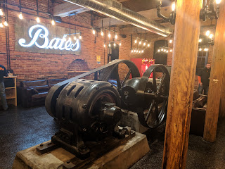A row of beer taps