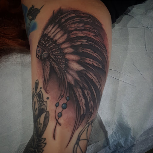 Explore tattoo filler ideas for men, creative tattoo ideas in Bakersfield, available at CLASSIC STANDARD TATTOO CO.