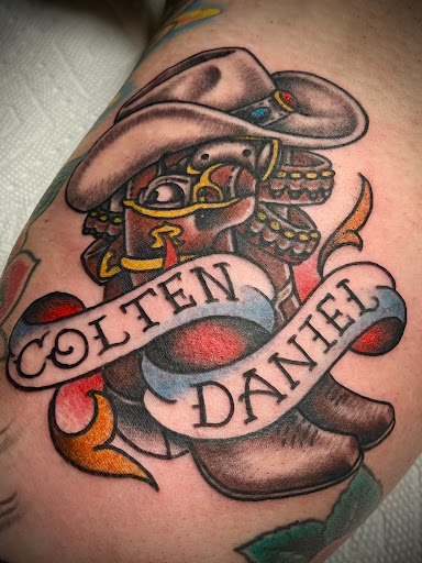 Explore blackbird tattoo ideas, creative tattoo ideas in Georgetown, available at Iron Rite Tattoo South