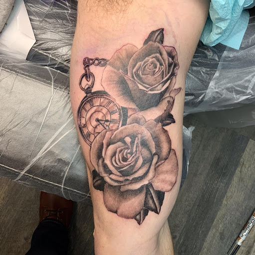 Explore english bulldog tattoo ideas, creative tattoo ideas in Willow Grove, available at Tattoo GalaxyWillow Grove Piercing & Tattoos