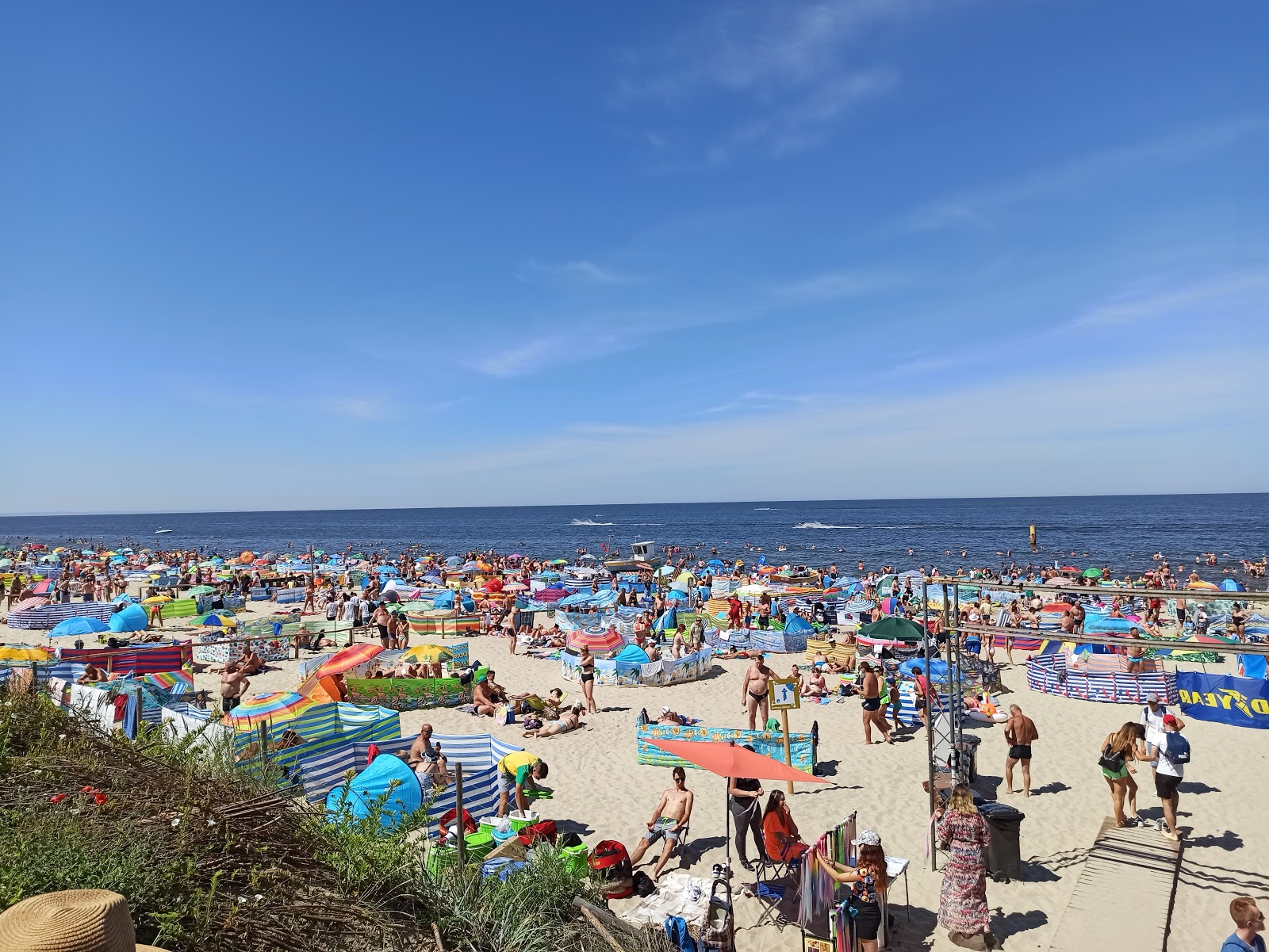 Valokuva Stegna Morska beachista. puhtaustasolla korkea