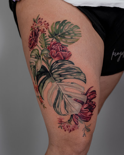 Explore arsenal tattoo ideas, creative tattoo ideas in Dallas, available at Eden Body Art Studios