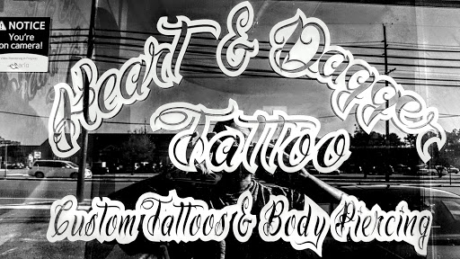 Tattoo Shop «Heart & Dagger Tattoo», reviews and photos, 239 Chambersbridge Rd B, Brick, NJ 08723, USA