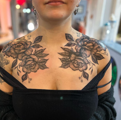 Explore bumblebee tattoo ideas, creative tattoo ideas in Nashua, available at Mayhem Ink Tattoo