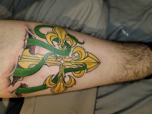 Explore lace tattoo ideas, creative tattoo ideas in Myrtle Beach, available at Pitbull Tattoo and Piercing Clinic