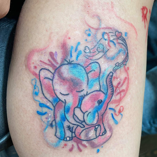 Explore tattoo ideas unicorn, creative tattoo ideas in Mckinney, available at Borrowed Time Fine Art Gallery Tattoo Shop