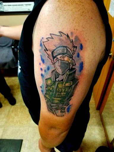 Explore death date tattoo ideas, creative tattoo ideas in Conway, available at Primal Urge Tattoos