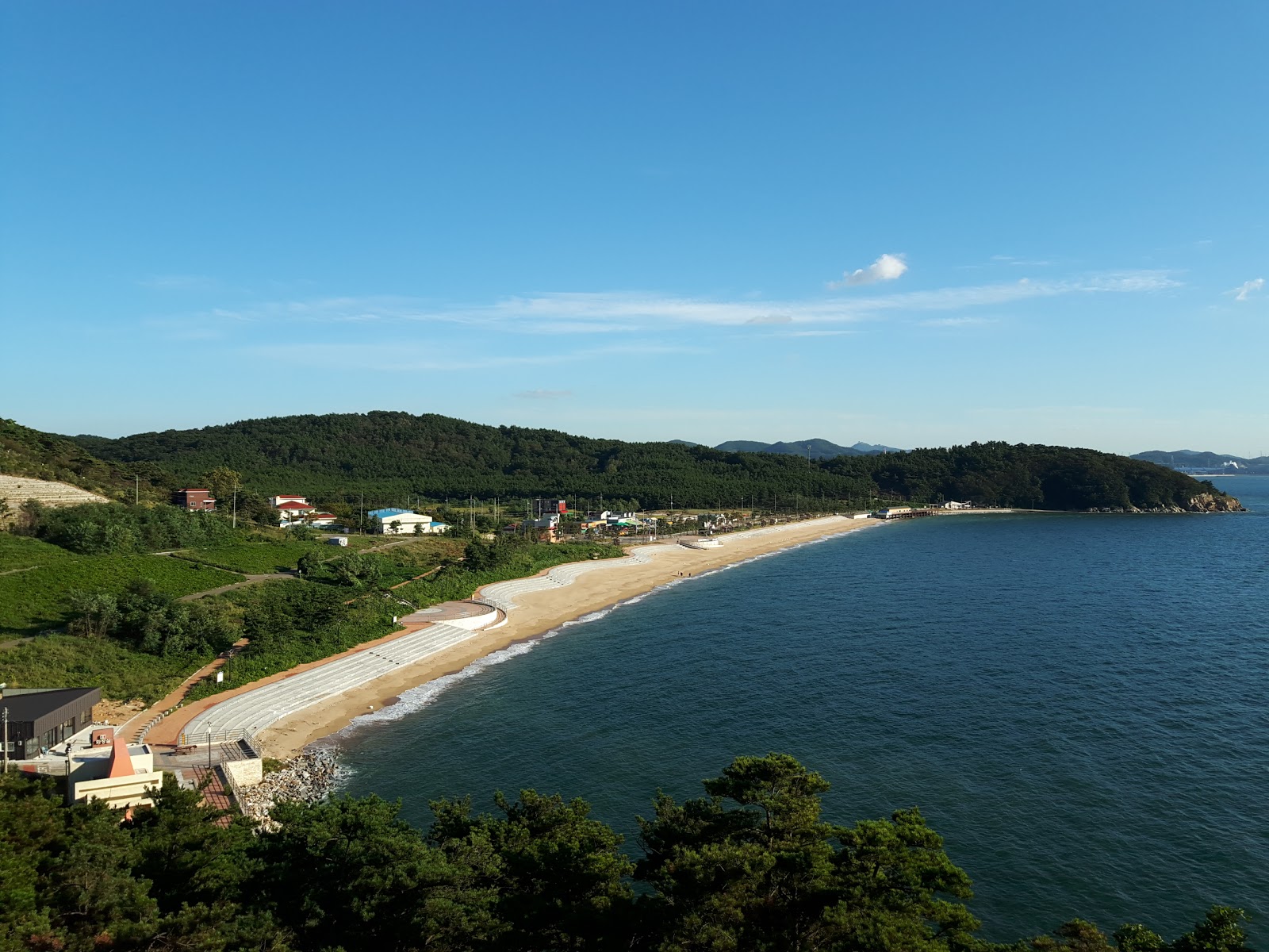 Photo de Nanjido Beach avec un niveau de propreté de partiellement propre