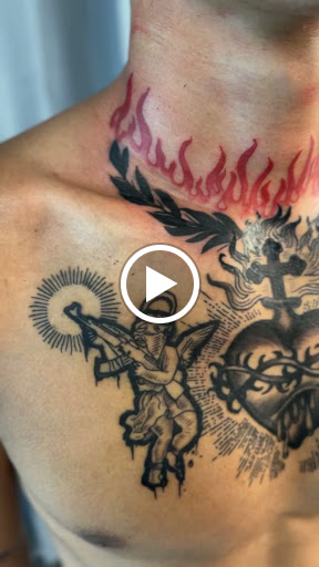 Explore deer head tattoo ideas, creative tattoo ideas in Waldorf, available at DRive Tattoos